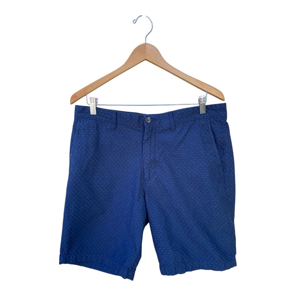Goodfellow & Co Blue LINDEN Flat Front Chino Shorts Size 34 - Picture 8 of 10